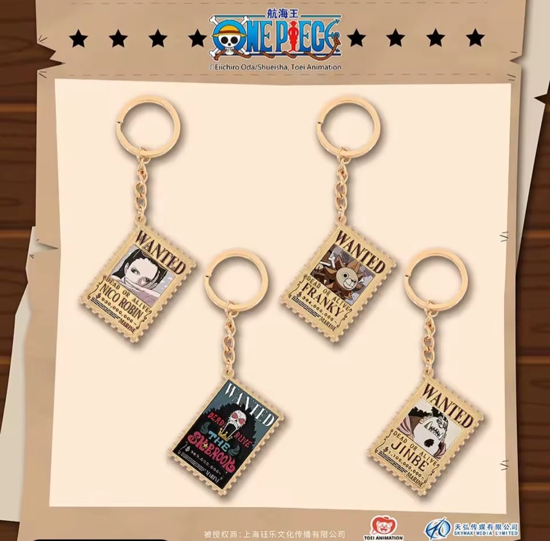 The Grand Line Mystery Box: One Piece Wanted Necklace & Keychain