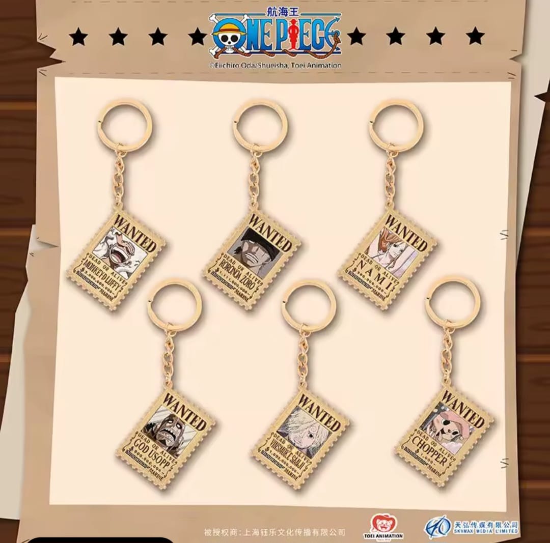 The Grand Line Mystery Box: One Piece Wanted Necklace & Keychain