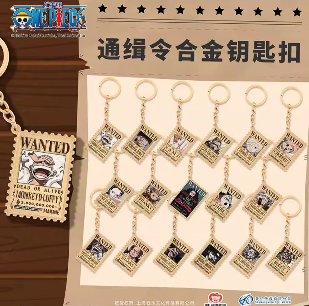 The Grand Line Mystery Box: One Piece Wanted Necklace & Keychain