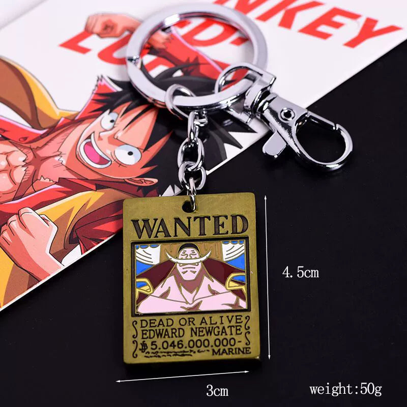 One Piece Luffy & Law Double Bounty Keychain